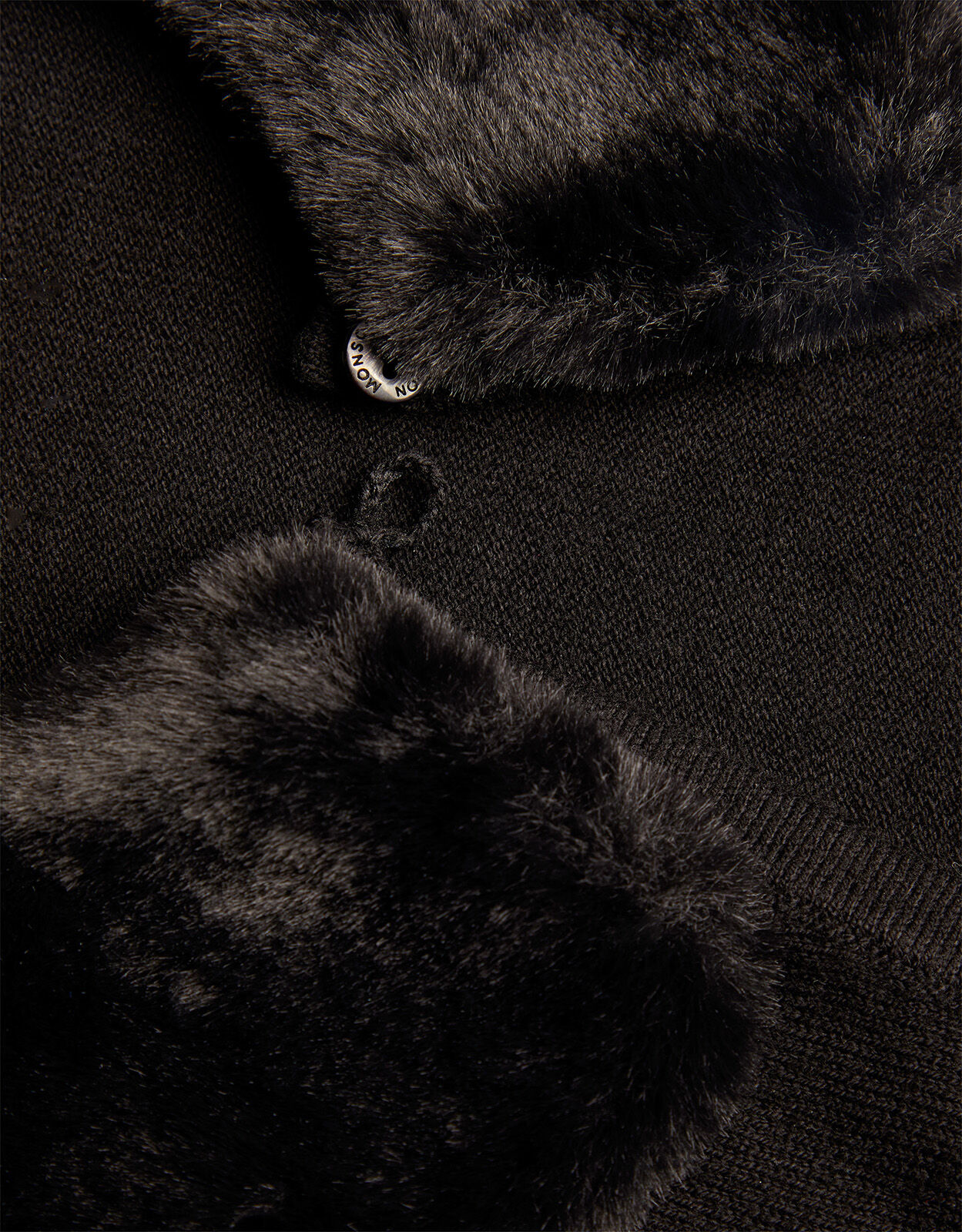 Girls fluffy hotsell black cardigan
