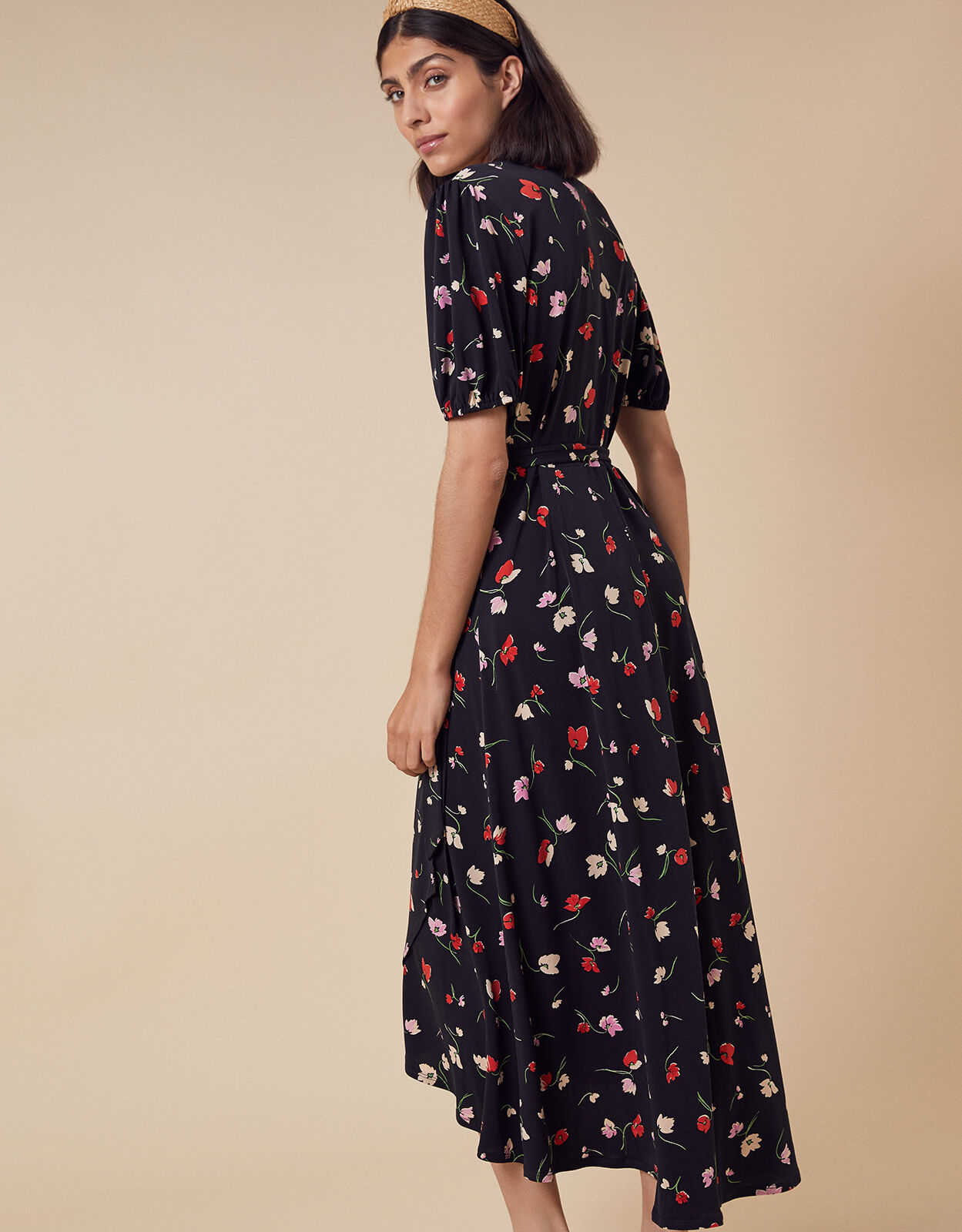 Jersey midi dress