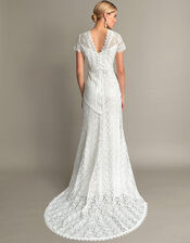 Sienna Lace Maxi Wedding Dress, Ivory (IVORY), large