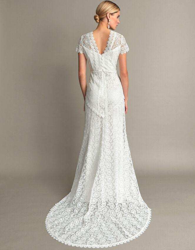 Sienna Lace Maxi Wedding Dress, Ivory (IVORY), large