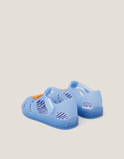 Baby Crab Jelly Sandals, Blue (BLUE), large