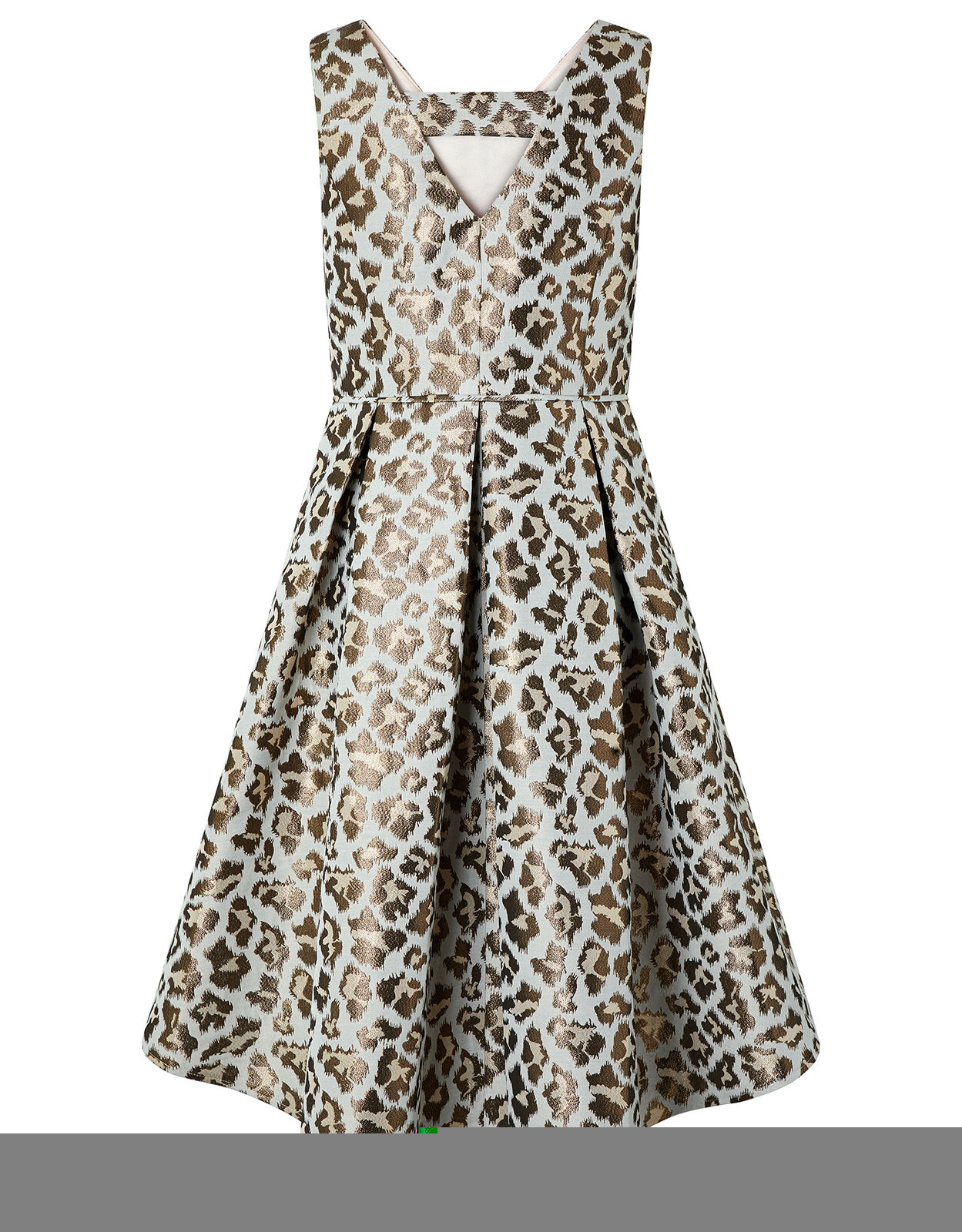 Margot Metallic Animal Print Dress Multi Girls Dresses Monsoon Global