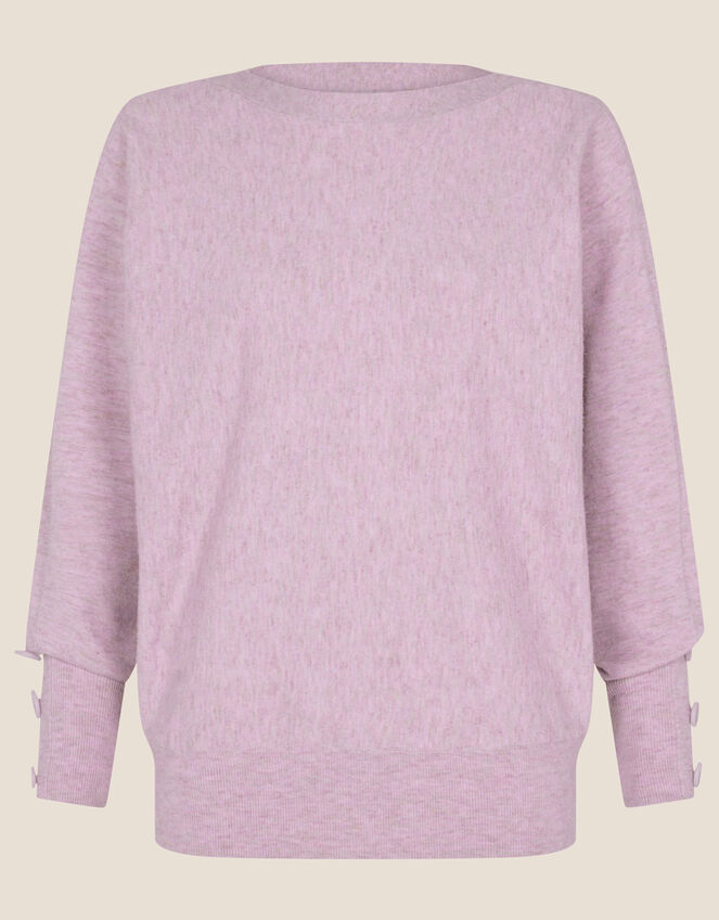 Button Cuff Jumper, Pink (PINK), large