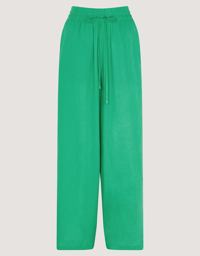 Lana Wide Leg Trousers, Green (GREEN), large