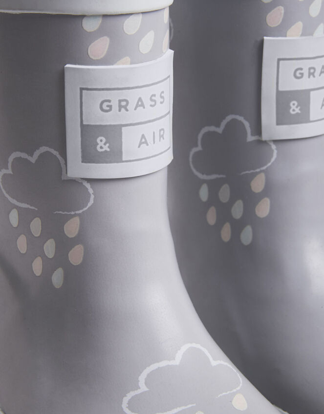 Grass and Air Colour-Revealing Wellies, Grey (GREY), large