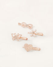 Pretty Pearl Hair Clip Set, , large