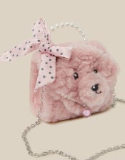 Fluffy Poodle Bow Bag, , large