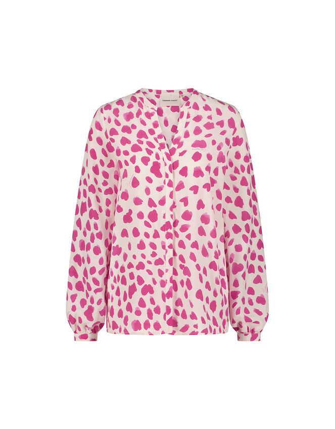 Fabienne Chapot Print Blouse, Pink (PINK), large