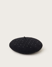 Tina Diamante Stud Beret, , large