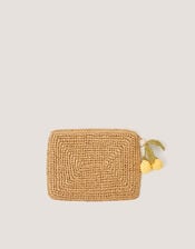 Darla Lemon Crochet Pouch, , large