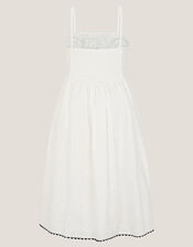 Strappy Crochet Sundress, Ivory (IVORY), large