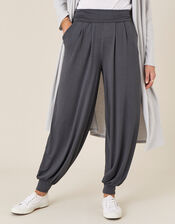 LOUNGE Heidi Jersey Hareem Trousers , Grey (CHARCOAL), large