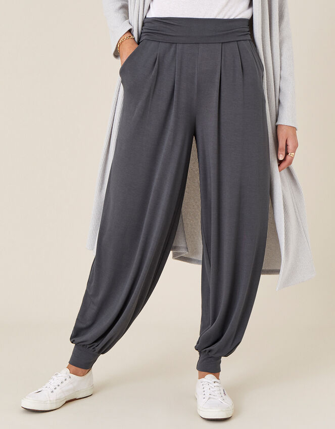 LOUNGE Heidi Jersey Hareem Trousers , Grey (CHARCOAL), large
