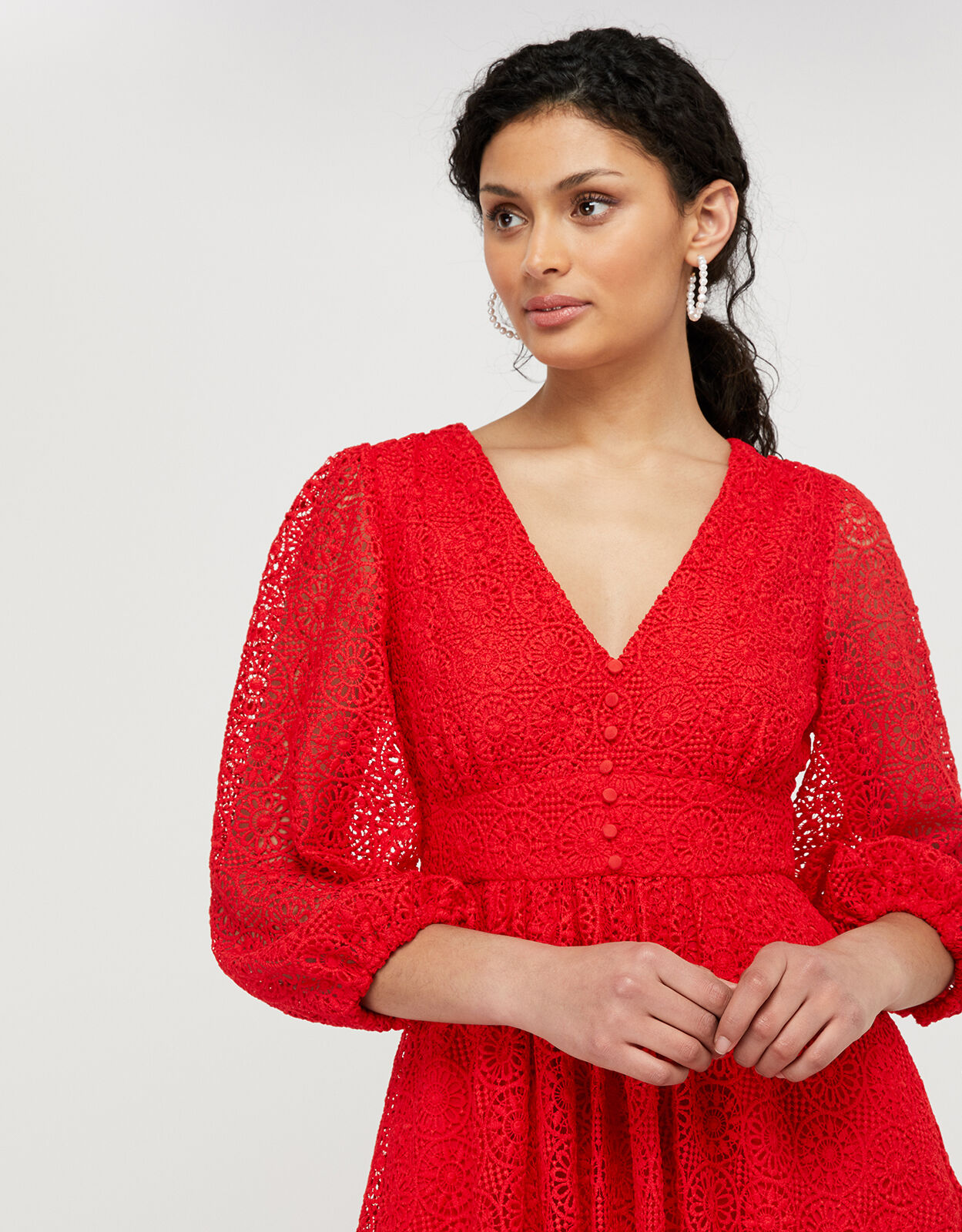 Monsoon ines lace dress top