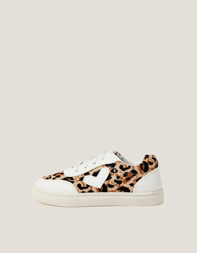 Leopard Print Trainers, Multi (MULTI), large