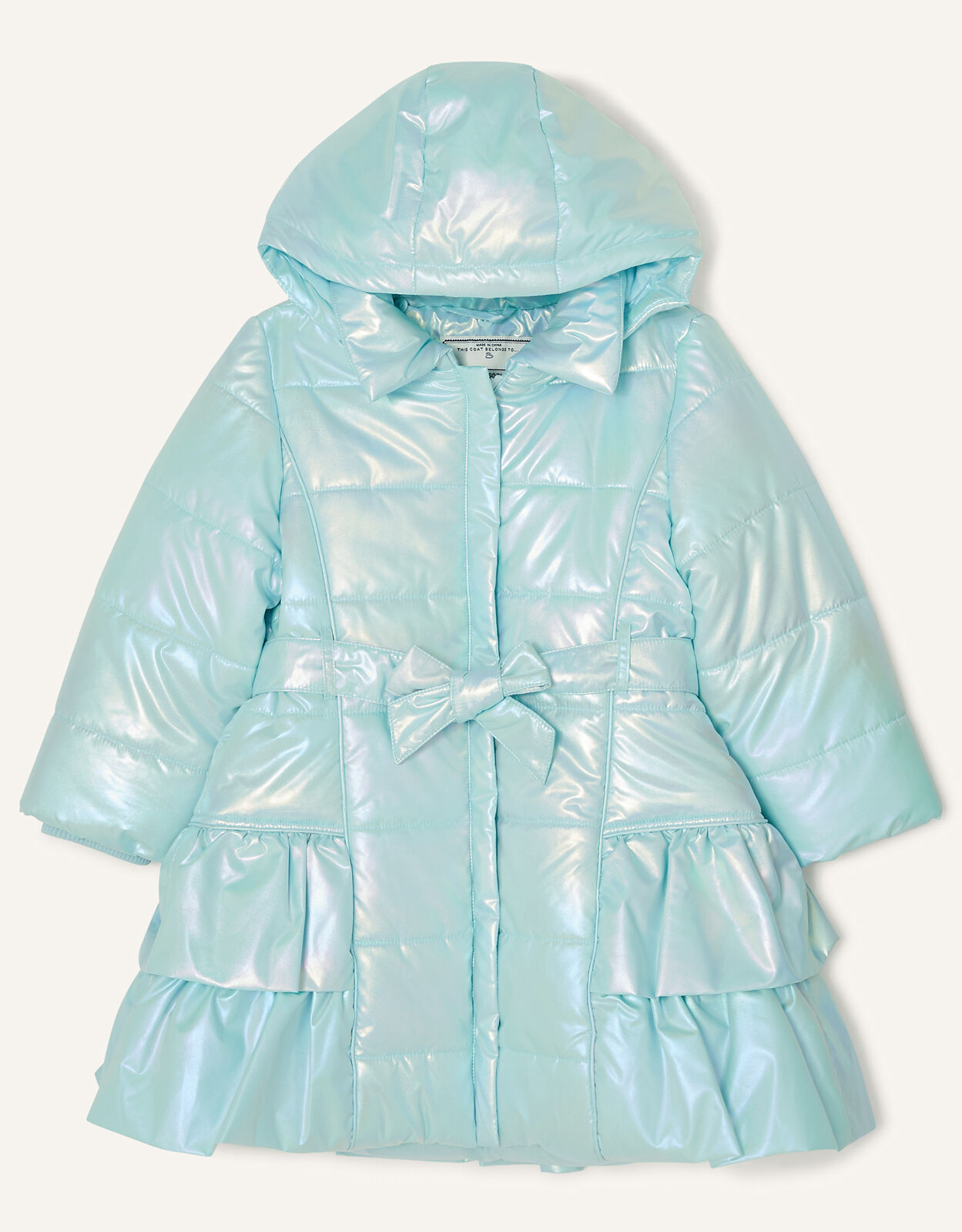 Girls holographic hotsell coat