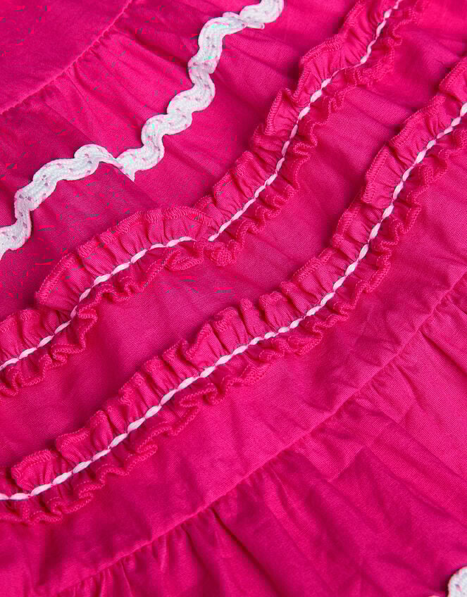 Frilly Ric Rac Sundress, Pink (PINK), large