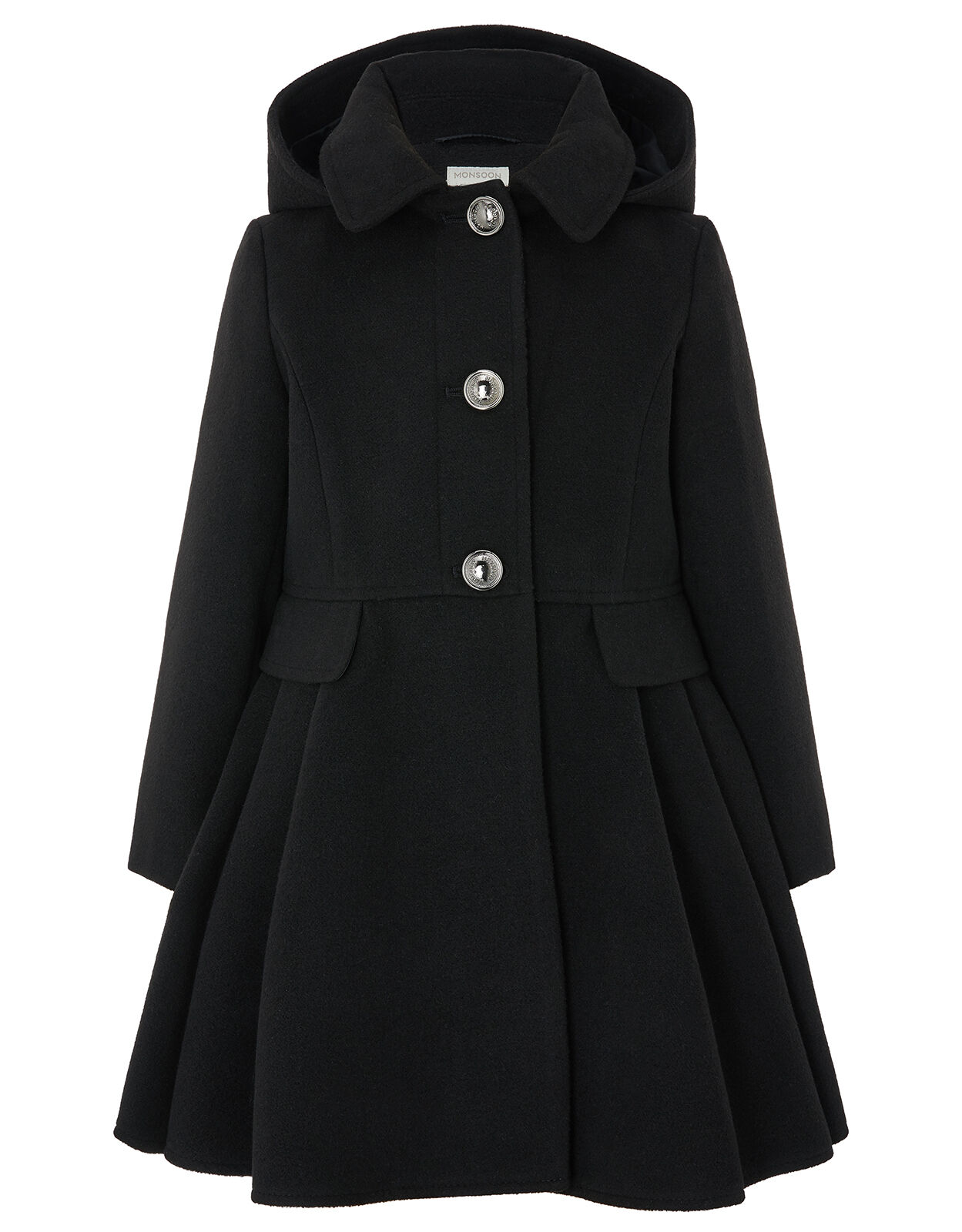Skirted coat with hood new arrivals