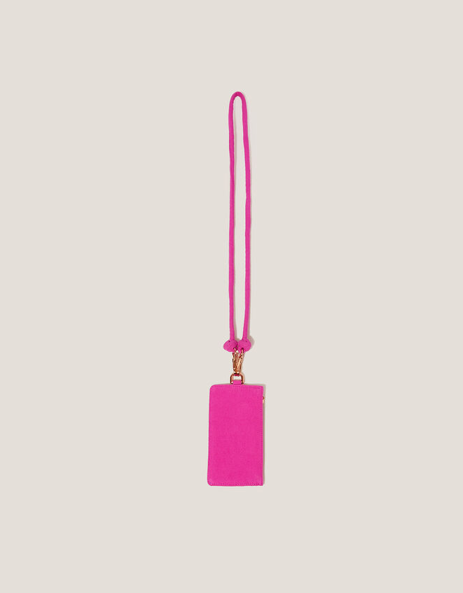 Card Holder Lanyard, Pink (PINK), large