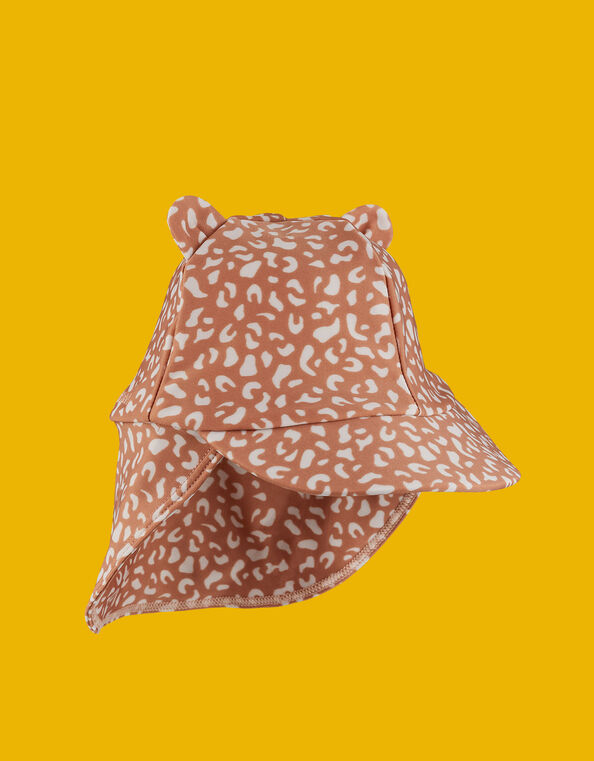 Liewood Senia Mini Leopard Sun Hat, Pink (ROSE PINK), large