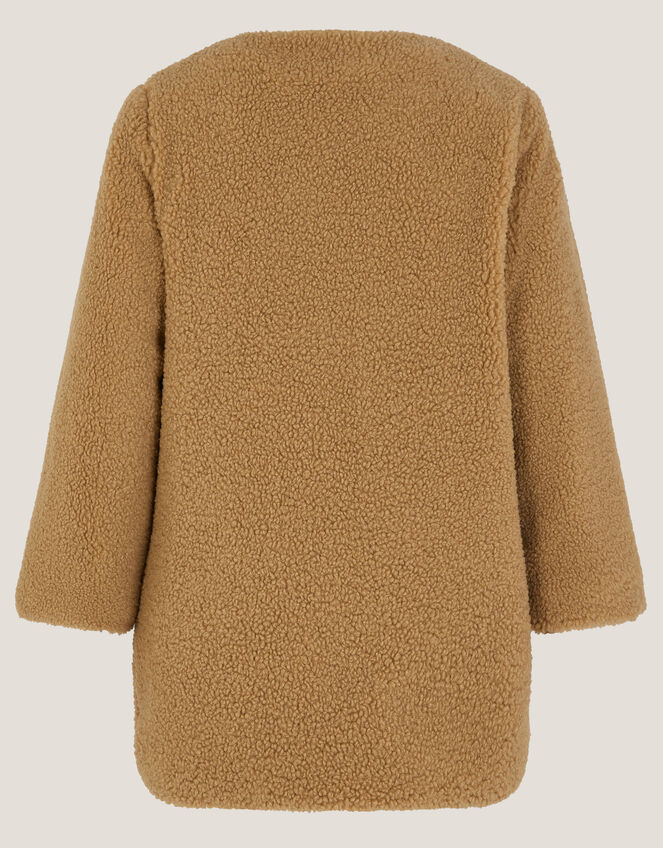 Borg Duffle Coat, Camel (CAMEL), large