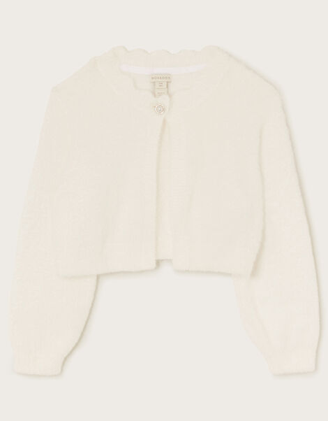 Darcy Fluffy Cardigan, Ivory (IVORY), large