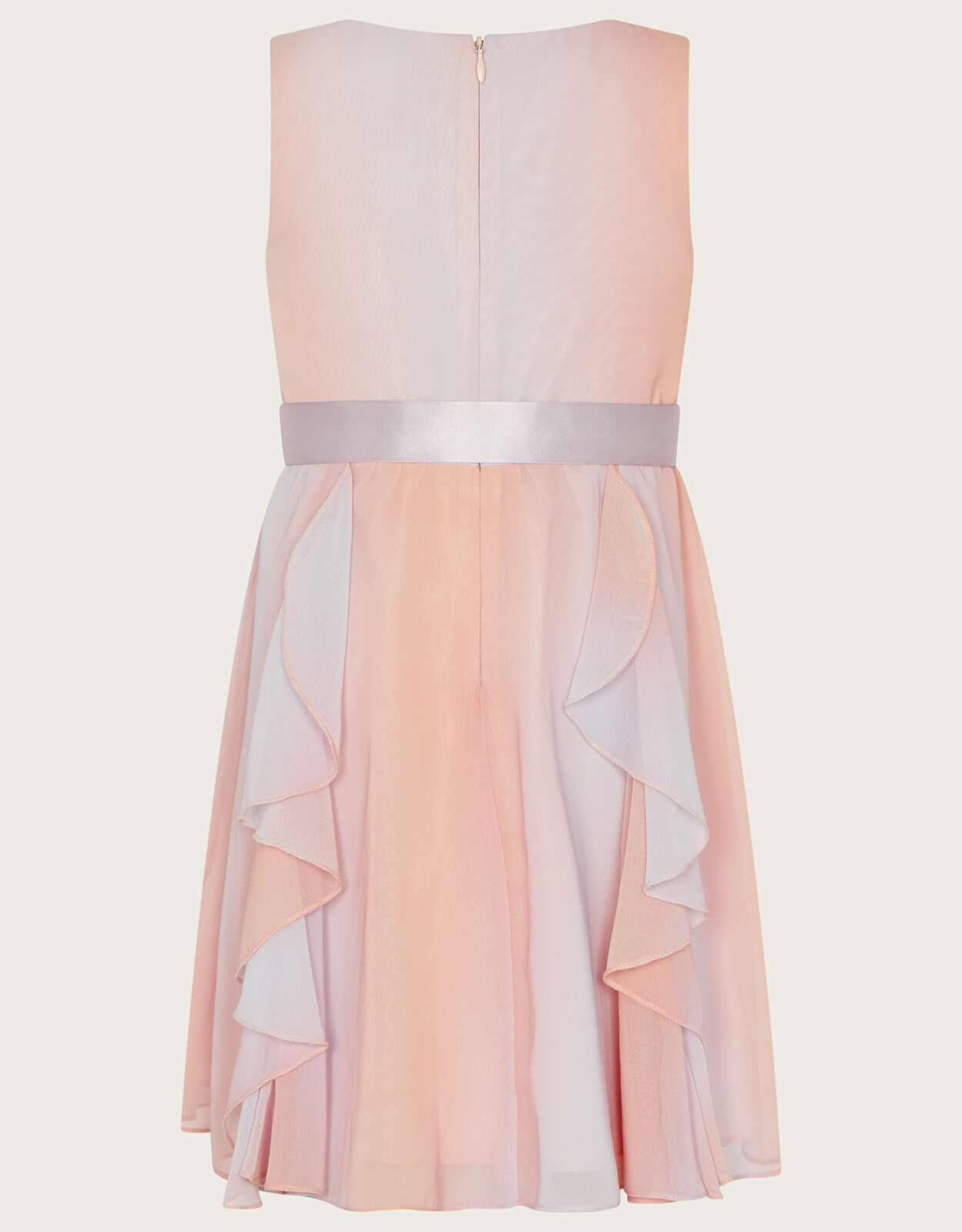 Oula Rainbow Ombre Ruffle Dress Multi