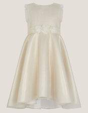 Principesa Appliqu&eacute; Rose Sparkle Dress, Gold (GOLD), large