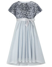 Truth Sequin Sparkle Maxi Dress, Blue (BLUE), large