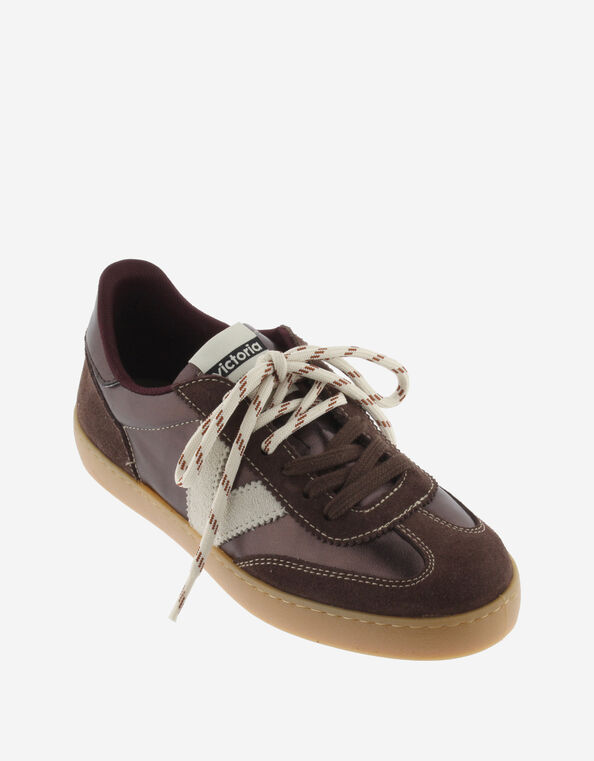 Victoria Berlin Metallic Trainers, Brown (BROWN), large