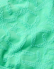 Starfish Imprint Cut Out Swimsuit, Green (GREEN), large