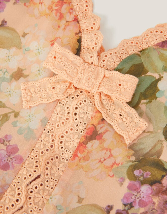 Alma Floral Print Bow Dress, Multi (MULTI), large