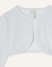 Statement Sleeve Cardigan, Silver (SILVER), large
