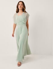 Maddison Multiway Chiffon Dress, Green (SAGE), large