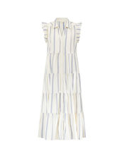 East Corrine Frill Tiered Maxi Dress, White (WHITE), large