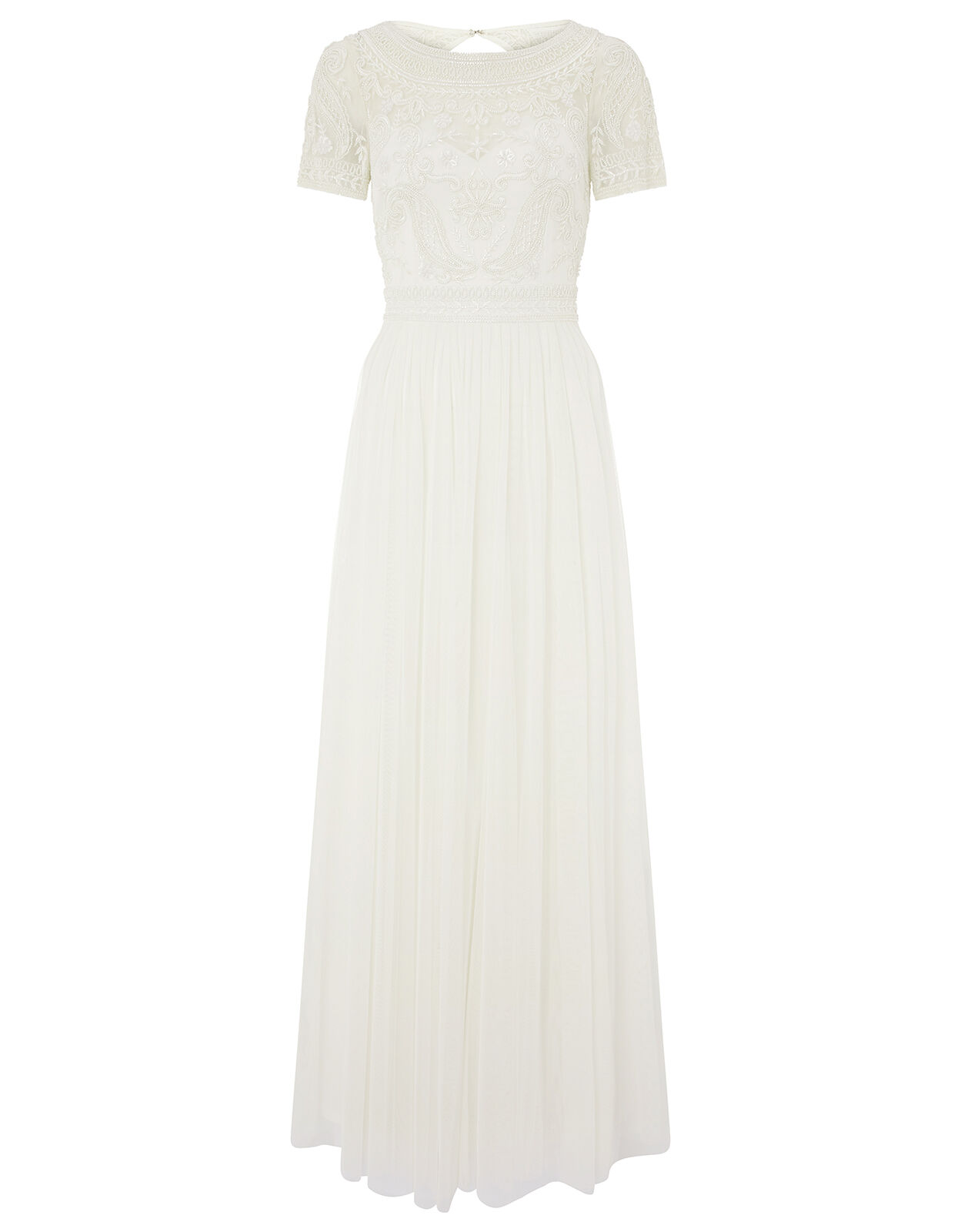 beatrice embellished maxi wedding dress