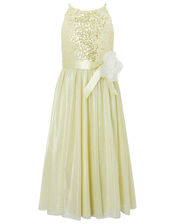 Truth Sequin Sparkle Maxi Dress, Yellow (LEMON), large