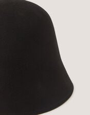 Fae Wool Bucket Hat , Black (BLACK), large