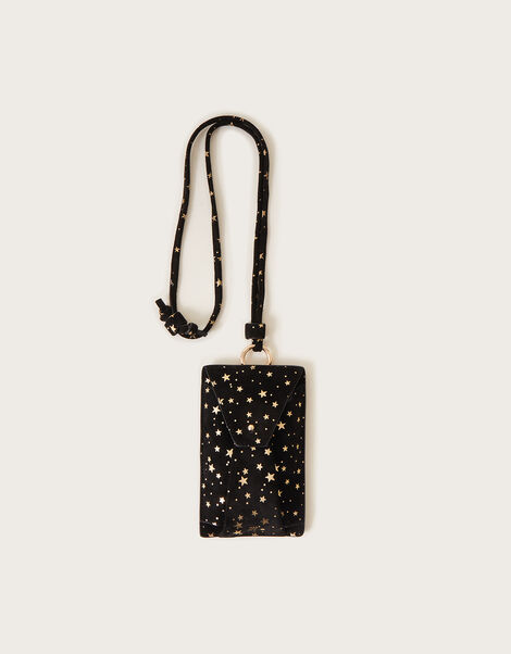 Suede Star Foil Print Phone Case, , large
