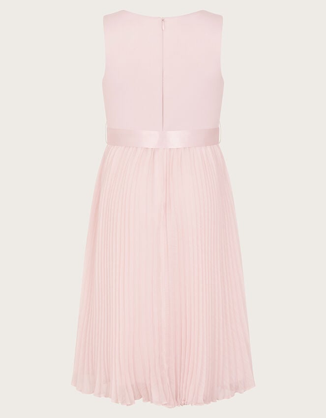 Sally Scuba Pleated Dress, Pink (PINK), large