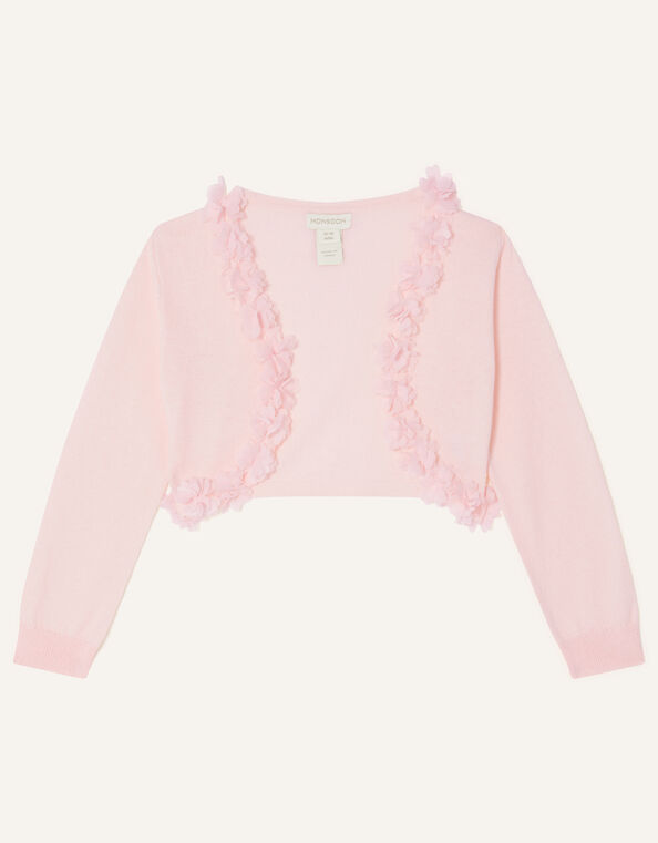 Baby Flora 3D Flower Cardigan, Pink (PINK), large