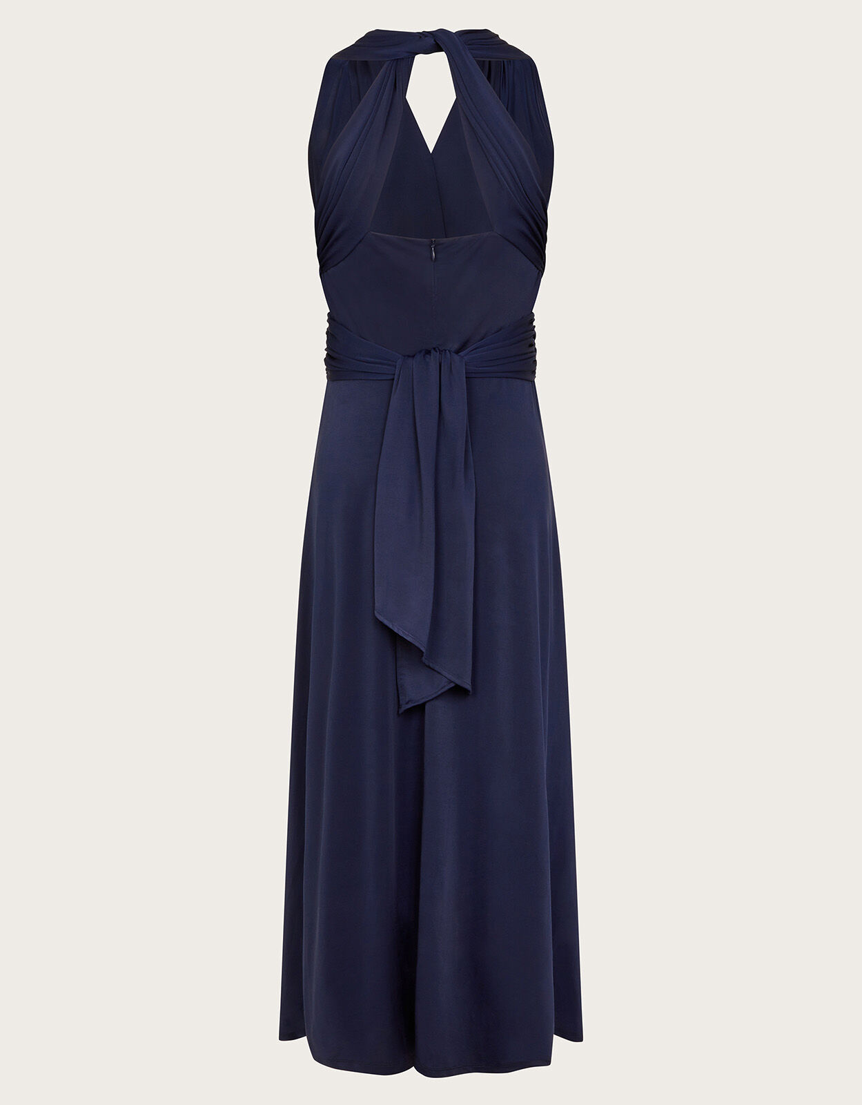 Tia Twist Front Prom Dress Blue