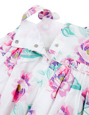 Newborn Baby Seraphine Floral Set in Organic Cotton, Ivory (IVORY), large