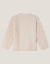 Baby Bear Fuzzy Knit Jumper, Ivory (IVORY), large