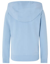 Starlight Girls Sequin Hoody, Blue (PALE BLUE), large