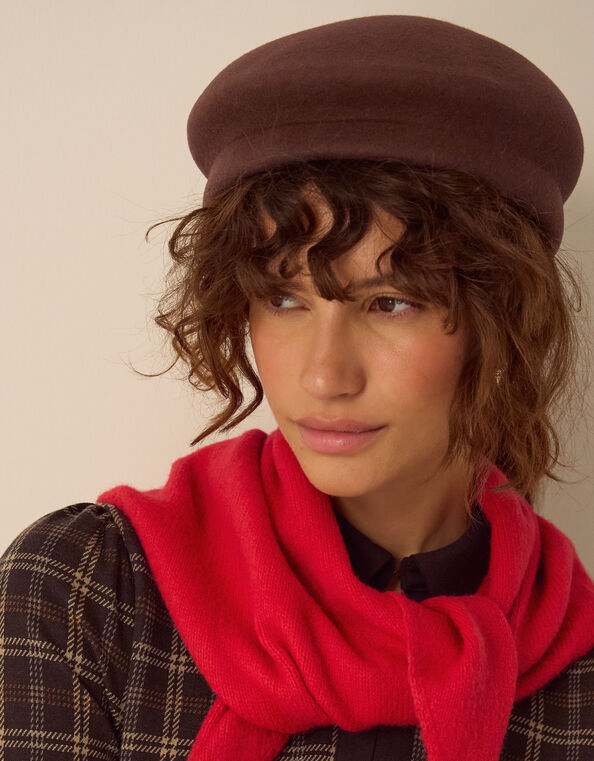 Bria Wool Beret Hat, , large