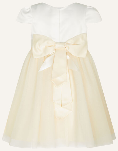 Baby Tulle Bridesmaid Dress , Yellow (LEMON), large