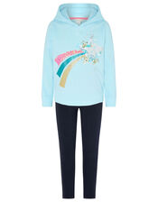 Star Hoody and Leggings Set, Blue (BLUE), large