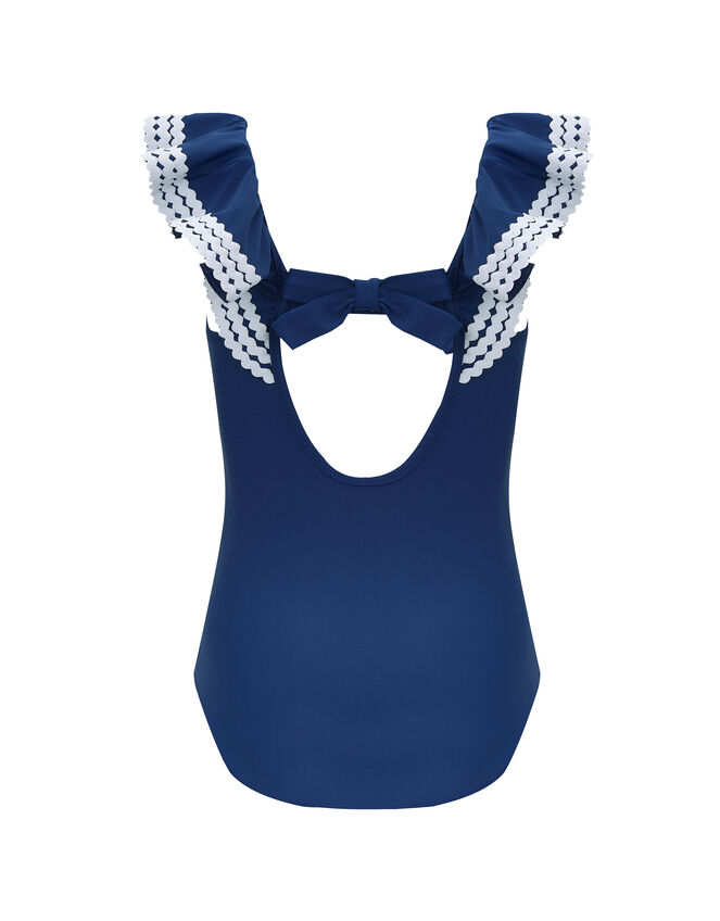 Sunuva Ric Rac Swimsuit, Blue (NAVY), large