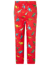 XMAS Dinosaur Pyjama Set, Red (RED), large